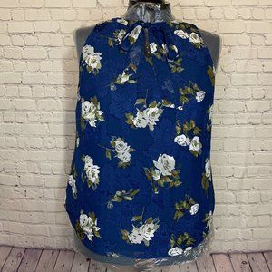 Talbots Sleeveless Pussybow Top